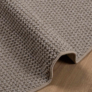 Runder Teppich LUGO Taupe Ø 160 cm
