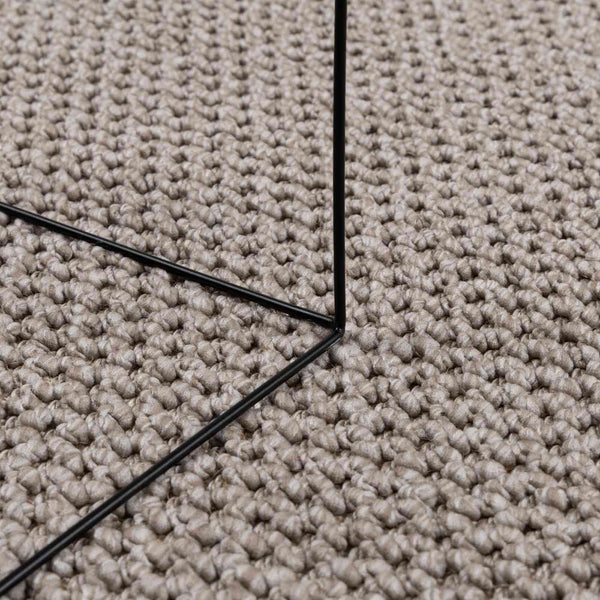 Runder Teppich Lugo Taupe Ø 200 cm