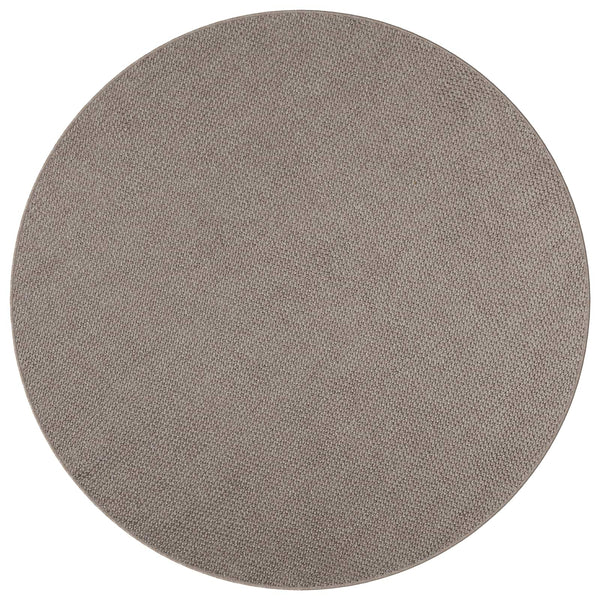 Runder Teppich Lugo Taupe Ø 200 cm
