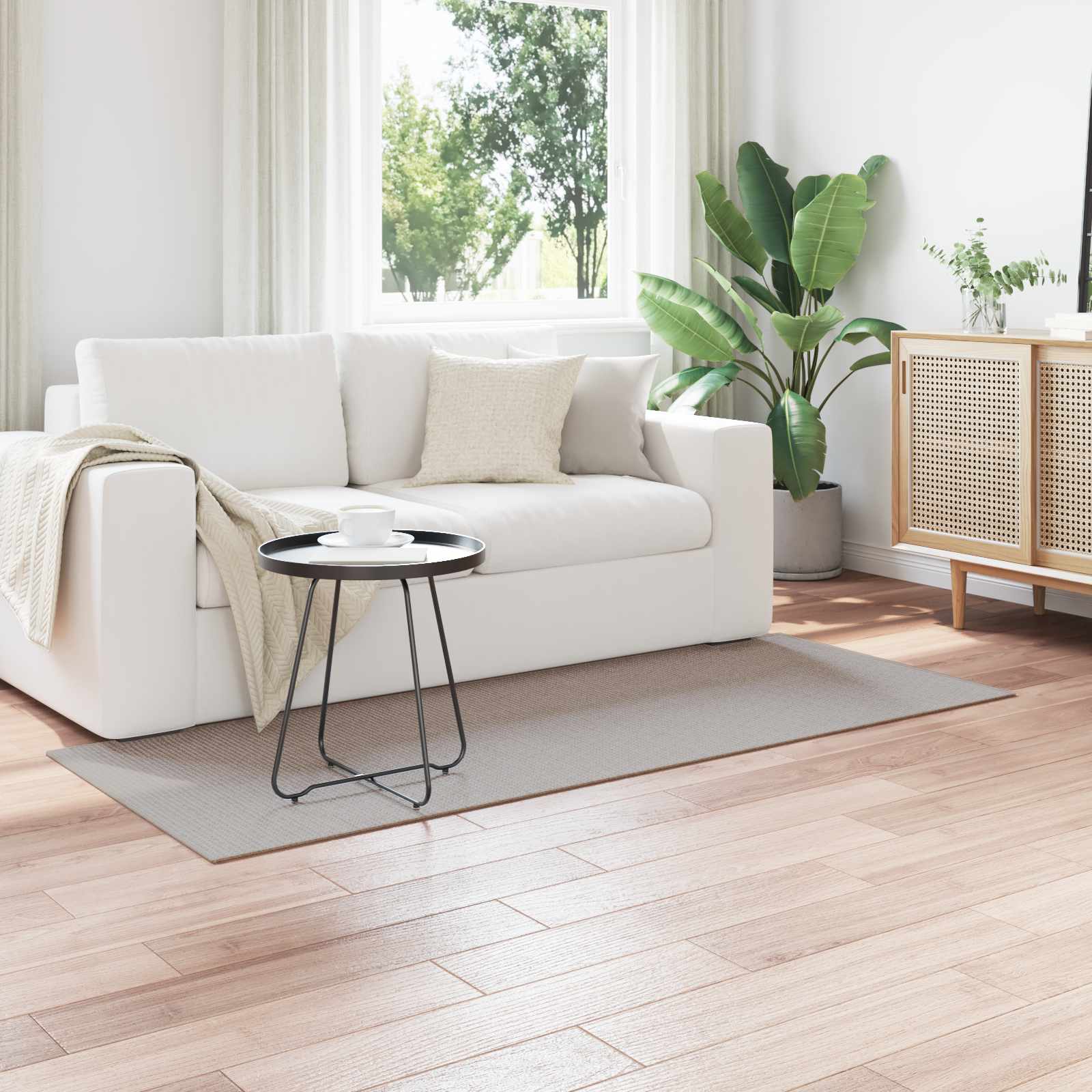 Teppich LUGO Creme Taupe 200x80 cm