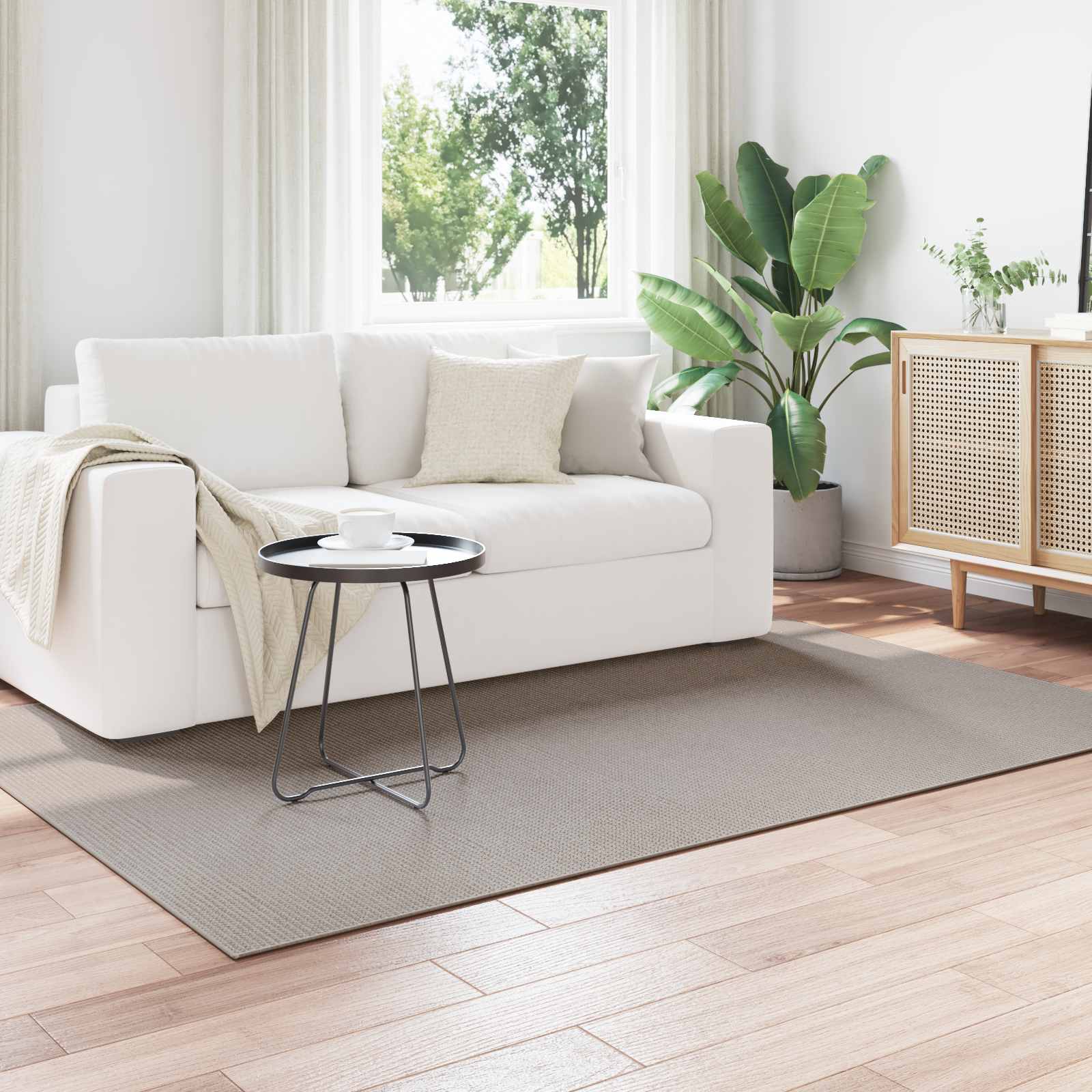 Teppich LUGO Creme/Taupe 200x140 cm