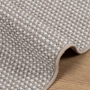 LUGO Bereichsteppich Creme/Taupe 120x120cm