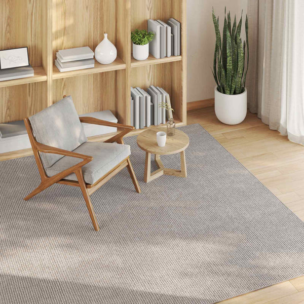 LUGO Bereichsteppich Creme/Taupe 120x120cm