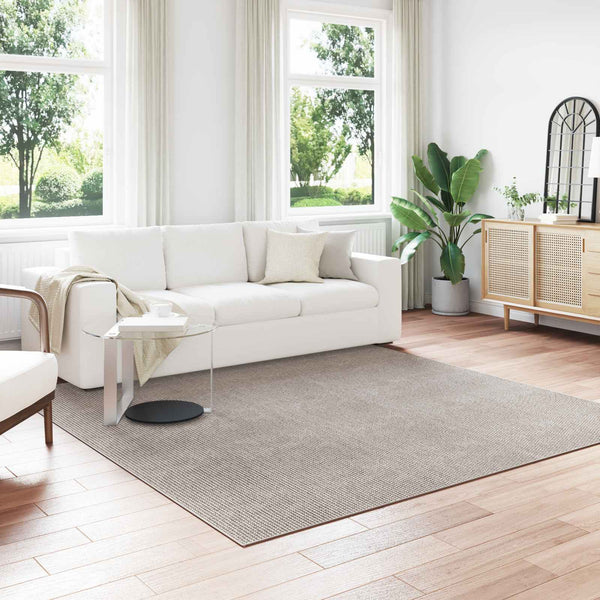 Creme-Taupe Teppich LUGO, 240x240 cm