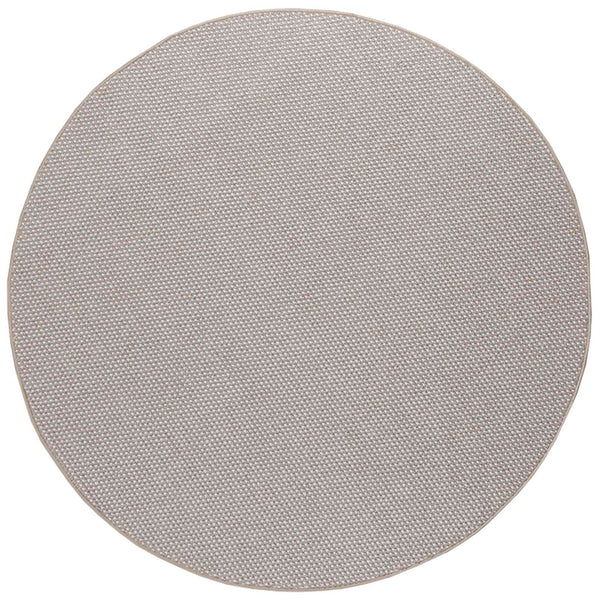 Runder Teppich Creme Taupe Ø 160 cm