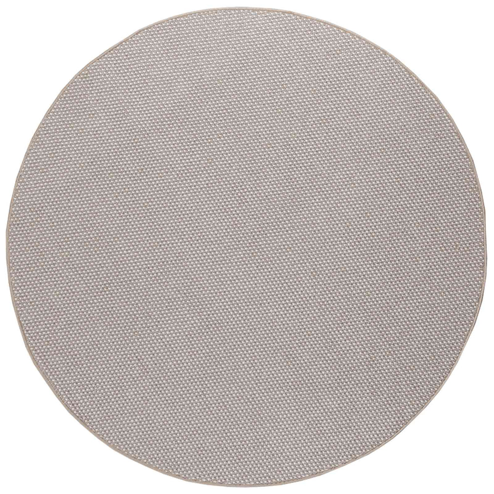 Runder Teppich Creme Taupe Ø 200 cm