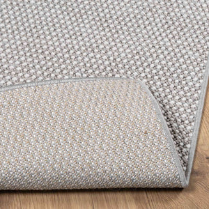 Teppich LUGO Creme Grau 80x200 cm