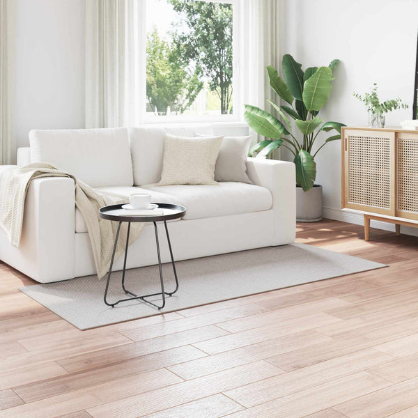 Teppich LUGO Creme Grau 80x200 cm