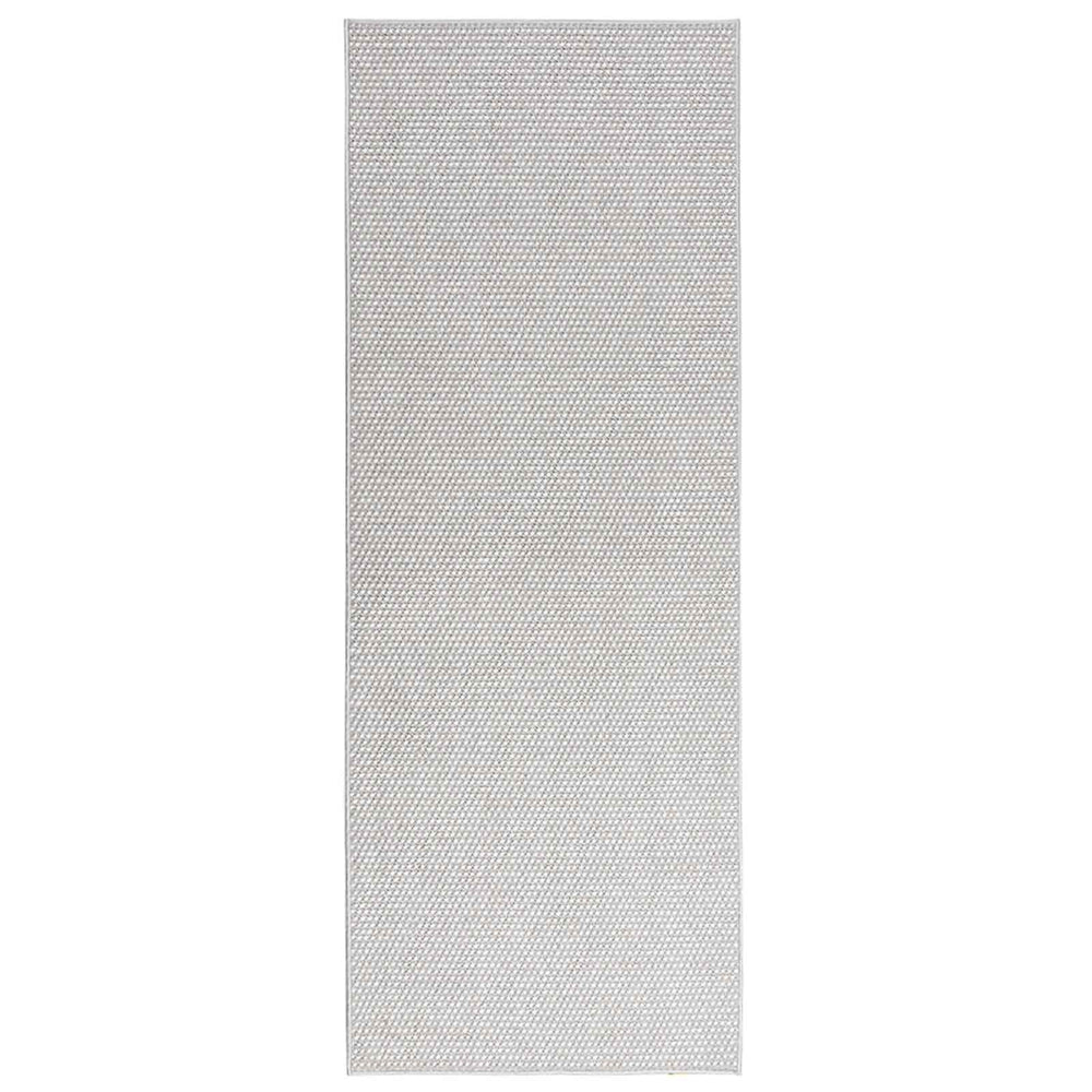 Teppich LUGO Creme Grau 80x200 cm