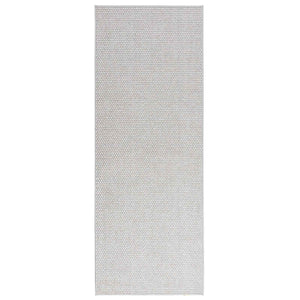 Teppich LUGO Creme Grau 80x200 cm