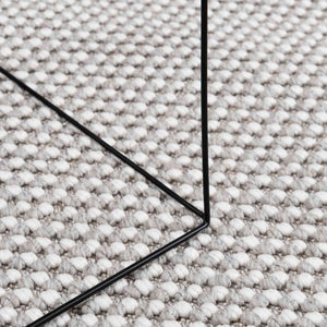 Creme-Grauer Teppich LUGO, 120x170 cm