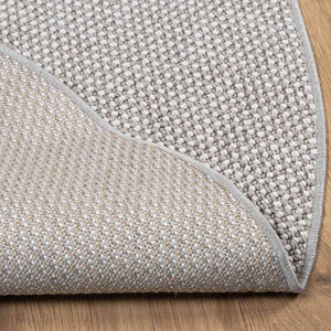 Runder Teppich LUGO Creme Grau Ø 200 cm