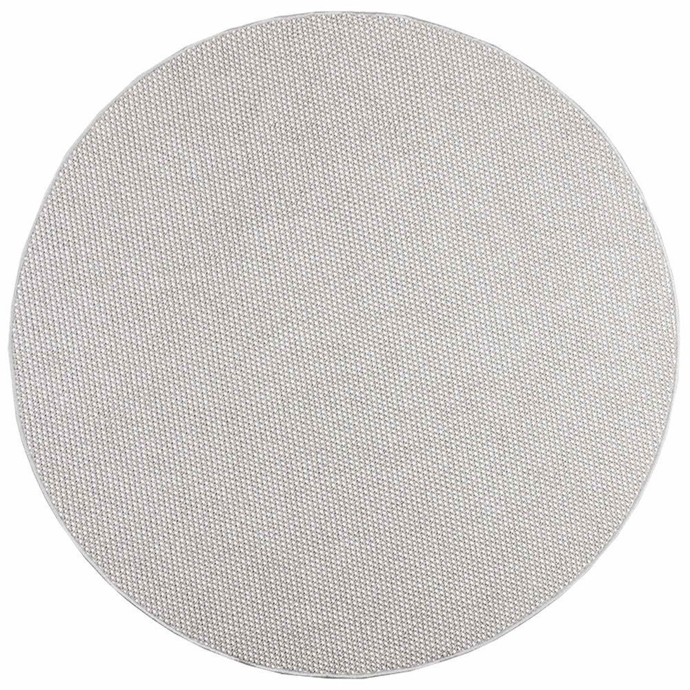 Runder Teppich LUGO Creme Grau Ø 200 cm