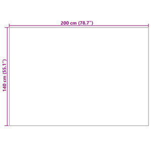 Creme Teppich SIROLO 200x140 cm