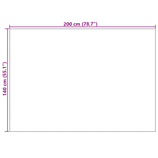 Creme Teppich SIROLO 200x140 cm