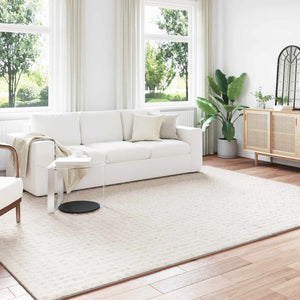 vidaXL Tapis de chambre SIROLO Crème 340 x 240 cm Polyester