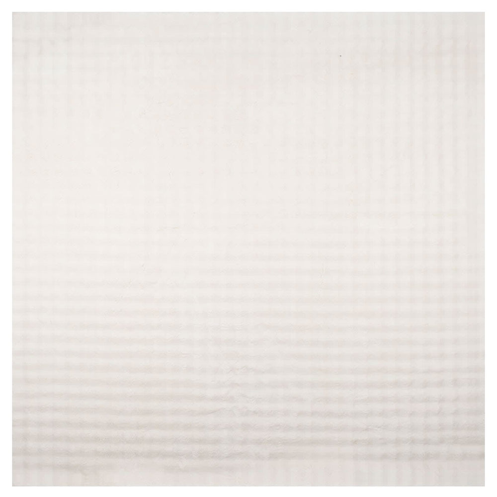 Quadratischer Teppich Creme 120x120 cm