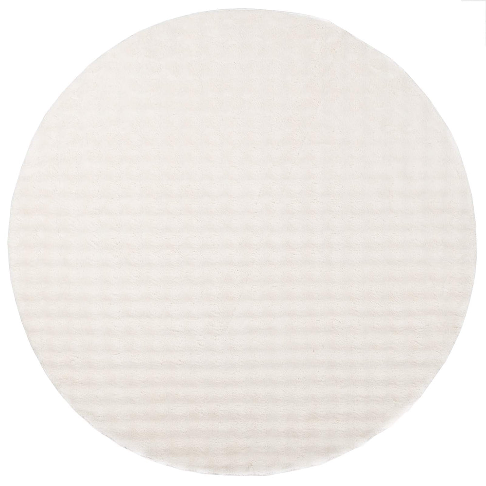 Runder Teppich Creme Ø 120cm
