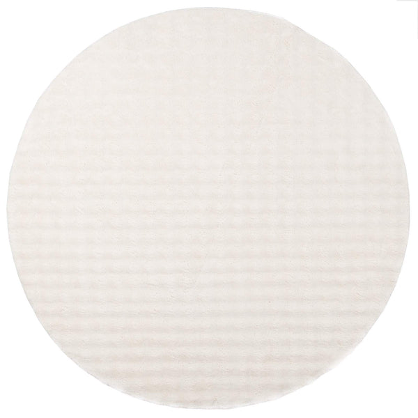 Runder Teppich Creme Ø 120cm