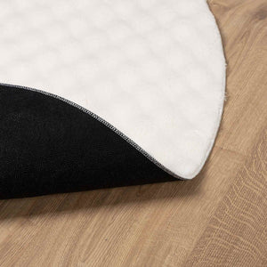 Runder Teppich Creme Ø 200 cm