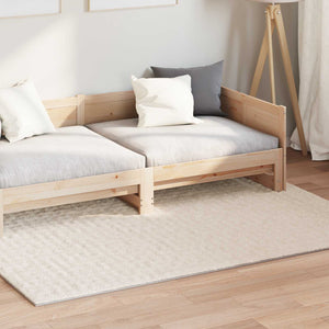 Beiger Teppich 170 x 120 cm Polyester
