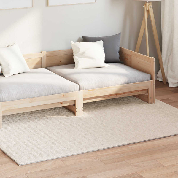 Beiger Teppich 170 x 120 cm Polyester
