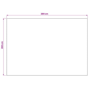 Beiger Teppich 280x200 cm