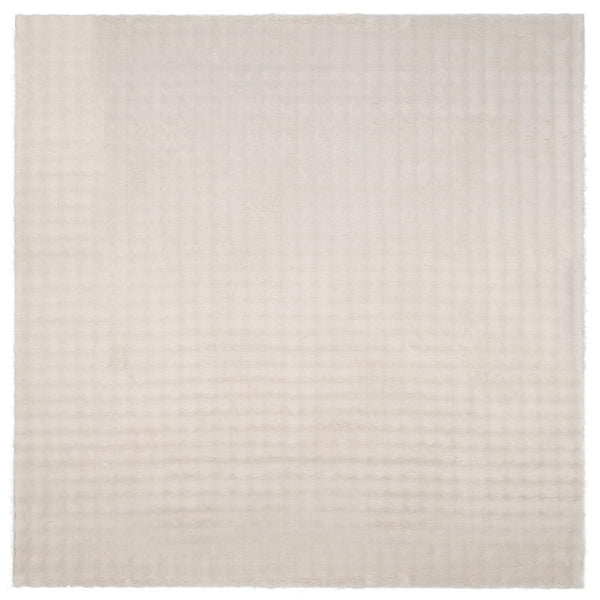Quadratischer Teppich Beige 240x240 cm