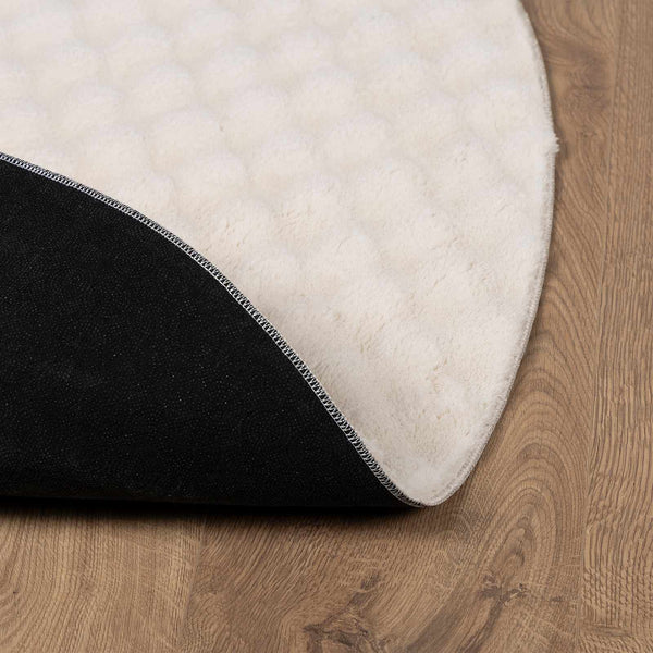 Runder Teppich Beige Ø 120cm