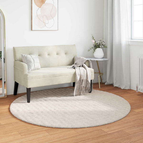 Runder Teppich SIROLO Beige Ø 160 cm