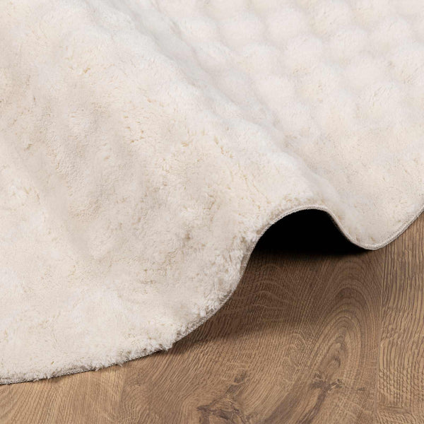 Runder Teppich Beige Ø 200 cm