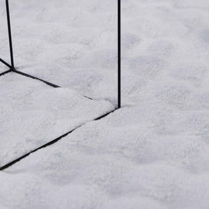 Grauer Teppich 230 x 160 cm