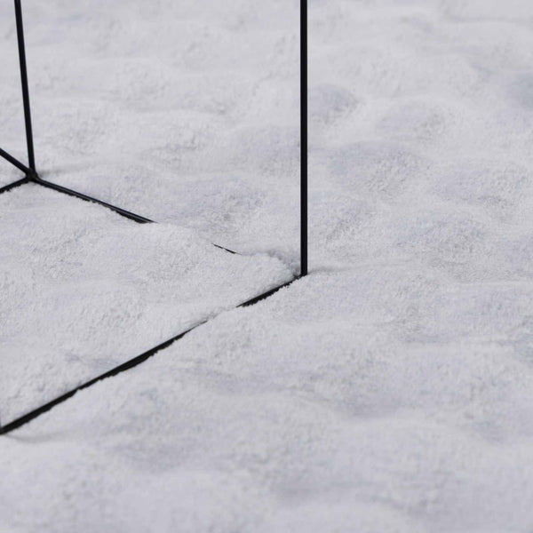 Grauer Teppich 230 x 160 cm