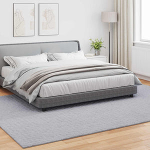 Grauer Teppich 340x240 cm