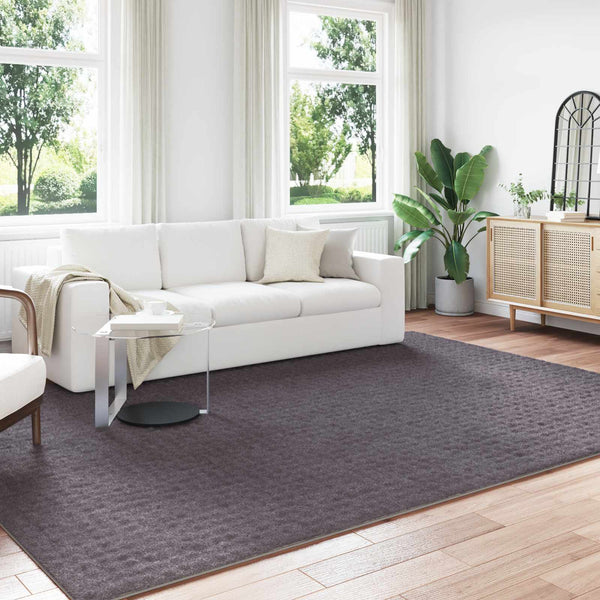 Anthrazit Teppich 280x200 cm Polyester