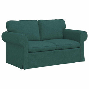 Dunkelgrünes 2-teiliges Sofa-Set