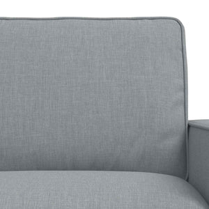 Hellgraues Sofa-Set, 2-teilig