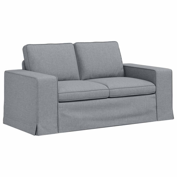 Hellgraues Sofa-Set, 2-teilig