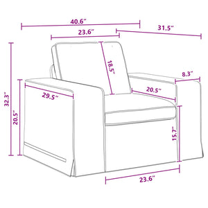 Dunkelgraues 2-teiliges Sofa-Set