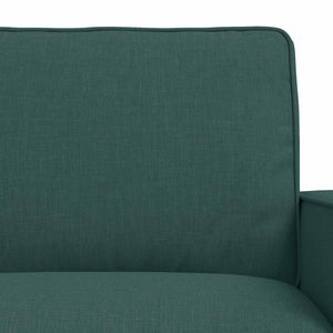 Dunkelgrünes 2-teiliges Sofa-Set