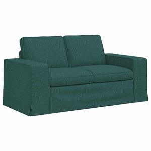 Dunkelgrünes 2-teiliges Sofa-Set