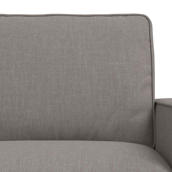 2-teiliges Sofa-Set Taupe Stoff