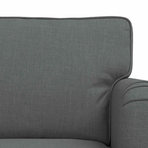 Dunkelgraues 2-teiliges Sofa-Set
