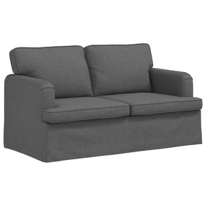 Dunkelgraues 2-teiliges Sofa-Set