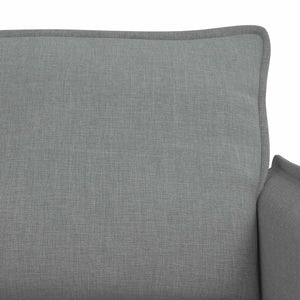 Hellgraues 2-teiliges Sofa-Set