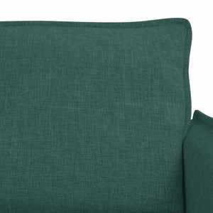 Dunkelgrünes 2-teiliges Sofa-Set