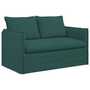Dunkelgrünes 2-teiliges Sofa-Set