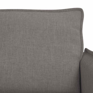 Sofa Set 2-teilig Taupe Stoff
