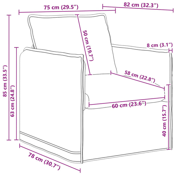 Blaues 2-teiliges Stoffsofa-Set