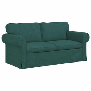 Dunkelgrünes 2-teiliges Sofa-Set